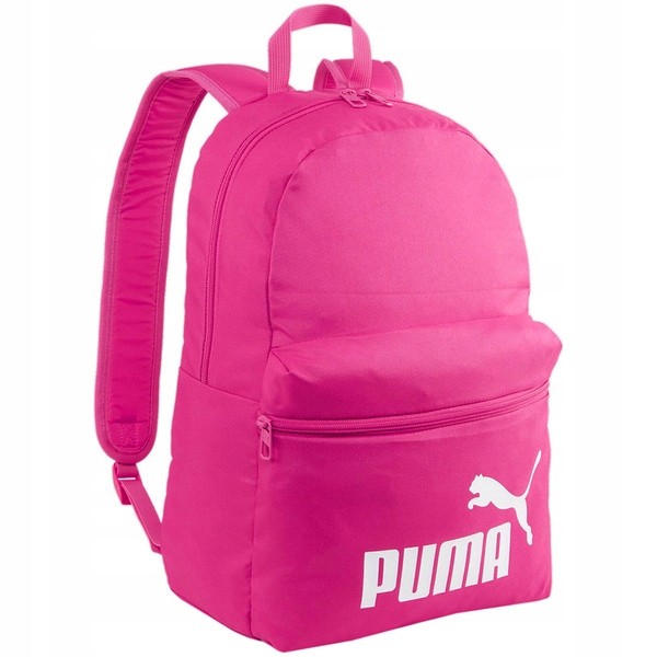 Ružový školský batoh Puma s odblaskom a nastaviteľnými popruhmi